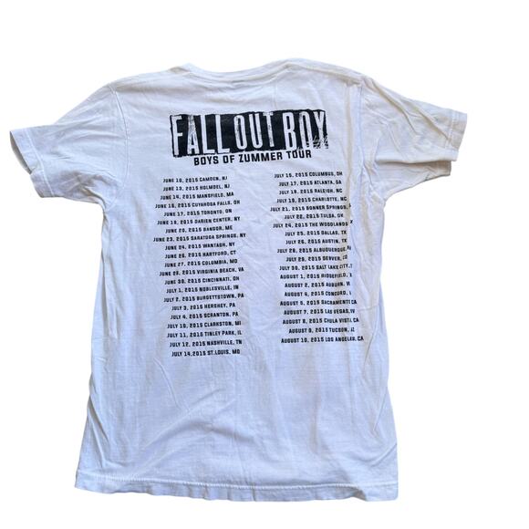 Fall Out Boy We are The Poisoned Youth Boys of Zummer 2013 Chicago Tour Shirt M - Picture 2 of 5